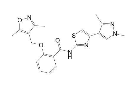 benzamide, 2-[(3,5-dimethyl-4-isoxazolyl)methoxy]-N-[4-(1,3-dimethyl-1H-pyrazol-4-yl)-2-thiazolyl]-
