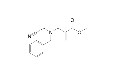 Methyl 2-((benzyl(cyanomethyl)amino)methyl)acrylate