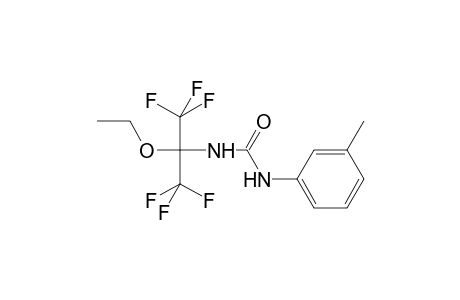 Urea, N-[1-ethoxy-2,2,2-trifluoro-1-(trifluoromethyl)ethyl]-N'-(3-methylphenyl)-