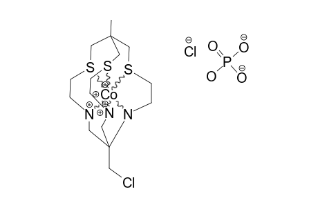 8-CHLOROMETHYL-1-METHYL-3,13,16-TRITHIA-6,10,19-TRIAZABICYClO-[6.6.5]-NONADECANE-COBALT-(III)-SALT