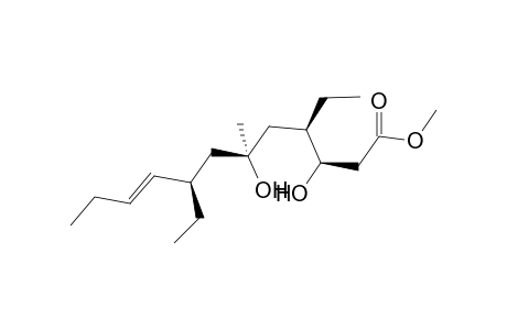 (E)-(3R,4R,6S,8R)-4,8-Diethyl-3,6-dihydroxy-6-methyl-dodec-9-enoic acid methyl ester