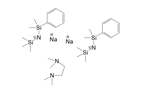 Disodium [dimethyl(phenyl)silyl]-trimethylsilyl-azanide N,N,N',N'-tetramethylethane-1,2-diamine