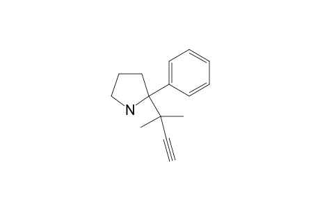 2-(2-methylbut-3-yn-2-yl)-2-phenylpyrrolidine