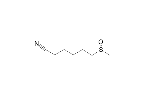 6-Methylsulfinylhexanenitrile