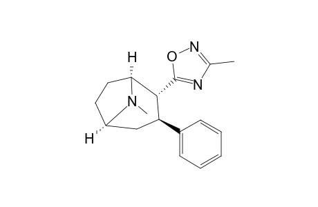 2-ALPHA-(1,2,4-OXADIAZOL-5-METHYL)-3-BETA-PHENYLTROPANE