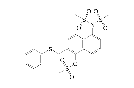 Methanesulfonamide, N-(methylsulfonyl)-N-[5-[(methylsulfonyl)oxy]-6-[(phenylthio)methyl]-1-naphthalenyl]-