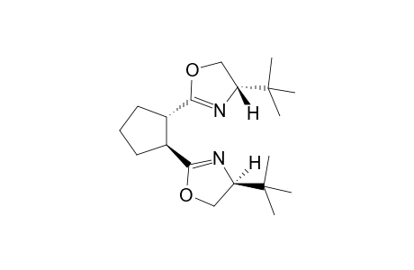 (4S)-4-tert-butyl-2-[(1S,2S)-2-[(4S)-4-tert-butyl-2-oxazolin-2-yl]cyclopentyl]-2-oxazoline