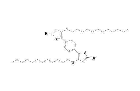 1,4-Bis(5-bromo-3-dodecylthio-2-thienyl)benzene
