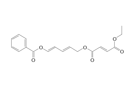 2-Butenedioic acid (E)-, 5-(benzoyloxy)-2,4-pentadienyl ethyl ester, (E,E)-
