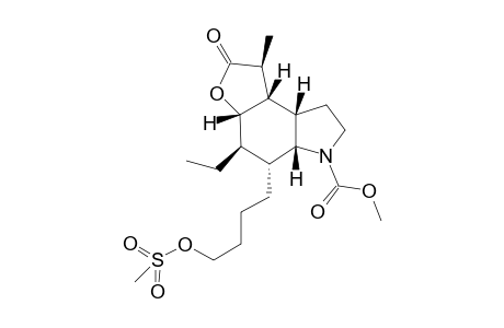 Methyl 4-(4-mesityloxybutyl)-5-ethyl-7-oxo-8-methylfurano[4,5-e]indole-3-carboxylate