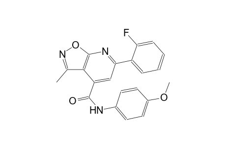 isoxazolo[5,4-b]pyridine-4-carboxamide, 6-(2-fluorophenyl)-N-(4-methoxyphenyl)-3-methyl-