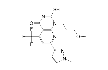 pyrido[2,3-d]pyrimidin-4(1H)-one, 2-mercapto-1-(3-methoxypropyl)-7-(1-methyl-1H-pyrazol-3-yl)-5-(trifluoromethyl)-