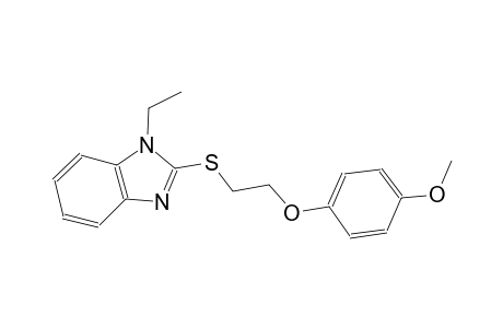 1-ethyl-2-{[2-(4-methoxyphenoxy)ethyl]sulfanyl}-1H-benzimidazole