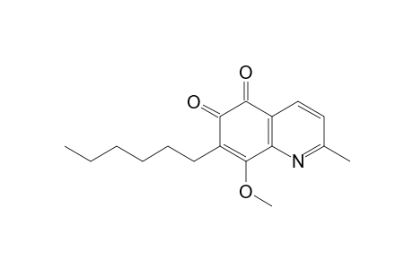 8-Methoxy-7-hexyl-2-methyl-5,6-quinolinedione
