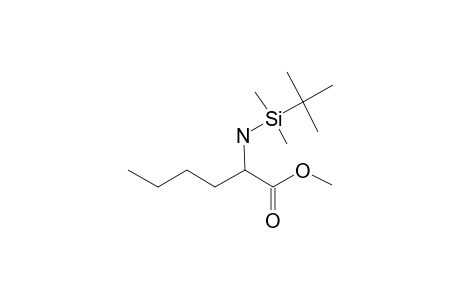 Methyl 2-aminohexanoate, tbdms derivative