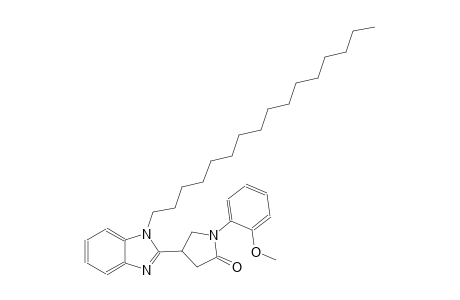 4-(1-hexadecyl-1H-benzimidazol-2-yl)-1-(2-methoxyphenyl)-2-pyrrolidinone