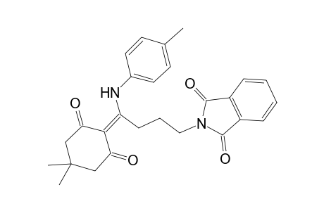 1H-Isoindole-1,3(2H)-dione, 2-[4-(4,4-dimethyl-2,6-dioxocyclohexyliden)-4-[(4-methylphenyl)amino]butyl]-