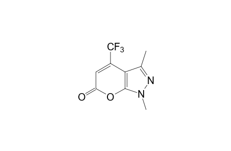 1,3-dimethyl-4-(trifluoromethyl)pyrano[2,3-c]pyrazol-6(1H)-one