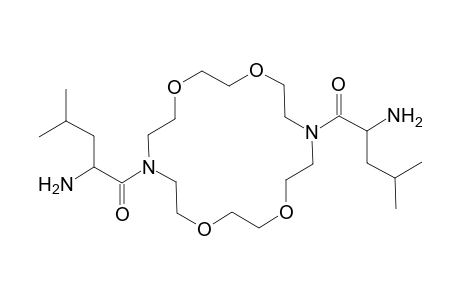 1-([16-(2-Amino-4-methylpentanoyl)-1,4,10,13-tetraoxa-7,16-diazacyclooctadecan-7-yl]carbonyl)-3-methylbutylamine