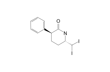 (3S*,6S*)-6-(Diiodomethyl)-3-phenylpiperidin-2-one