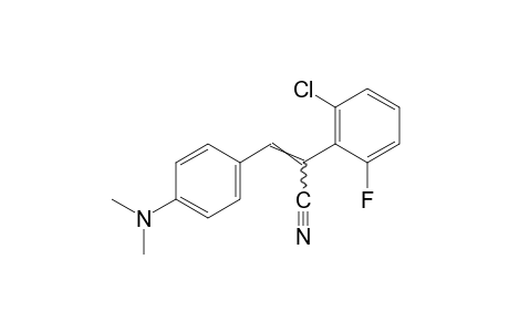 2-(2-chloro-6-fluorophenyl)-3-[p-(dimethylamino)phenyl]acrylonitrile
