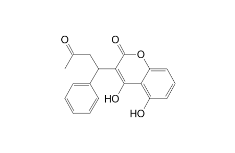 2H-1-Benzopyran-2-one, 4,5-dihydroxy-3-(3-oxo-1-phenylbutyl)-