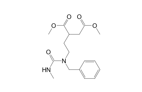 Butanedioic acid, [2-[[(methylamino)carbonyl](phenylmethyl)amino]eth yl]-, dimethyl ester, (.+-.)-