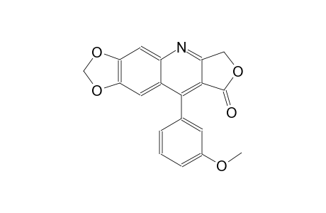 [1,3]dioxolo[4,5-g]furo[3,4-b]quinolin-8(6H)-one, 9-(3-methoxyphenyl)-
