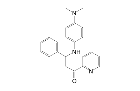 (Z)-3-{[4-(Dimethylamino)phenyl]amino}-3-phenyl-1-(pyridin-2-yl)prop-2-en-1-one
