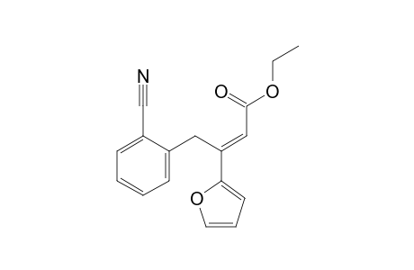 Ethyl (E)-4-(2-Cyanophenyl)-3-(2-furyl)-2-butenoate