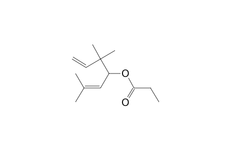 1,5-Heptadien-4-ol, 3,3,6-trimethyl-, propanoate
