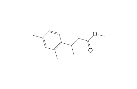 Benzenepropanoic acid, .beta.,2,4-trimethyl-, methyl ester