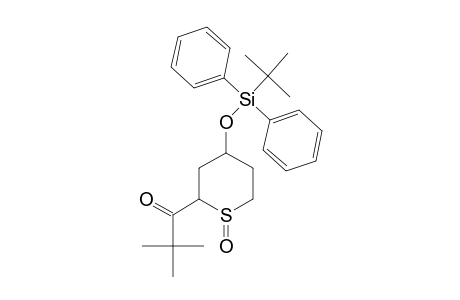4-(tert-Butyldiphenylsilyloxy)-2-(t-butylcarbonyl)thiane 1-oxide