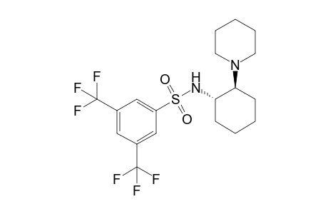 N-[(1S,2S)-2-(Piperidin-1-yl)cyclohexyl]3,5-bis(trifluoromethyl)benzenesulfonamide