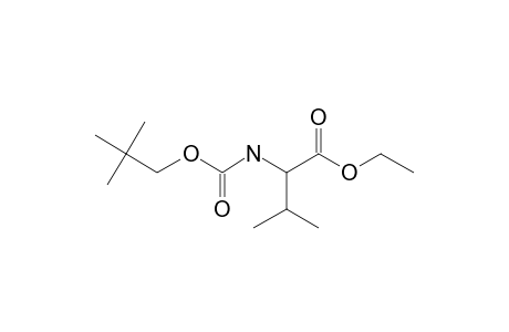 L-Valine, N-neopentyloxycarbonyl-, ethyl ester