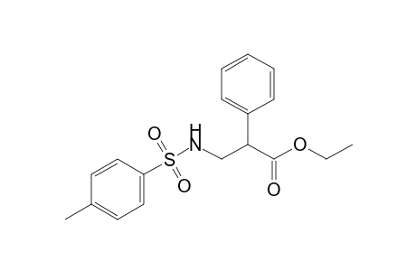 Ethyl 3-[(p-tolylsulfonyl)amino]-2-phenylpropanoate