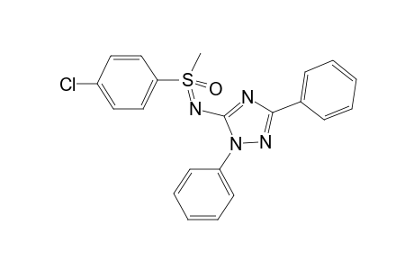 (4-Chlorophenyl)[(1,3-diphenyl-1H-1,2,4-triazol-5-yl)imino](methyl)-.lambda.6-sulfanone