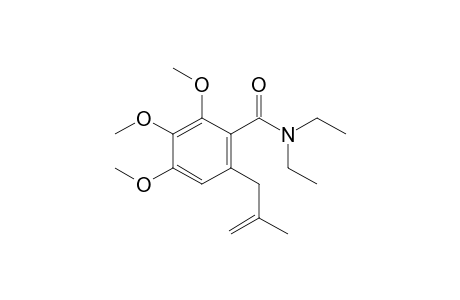 N,N-diethyl-2,3,4-trimethoxy-6-(2-methylallyl)benzamide
