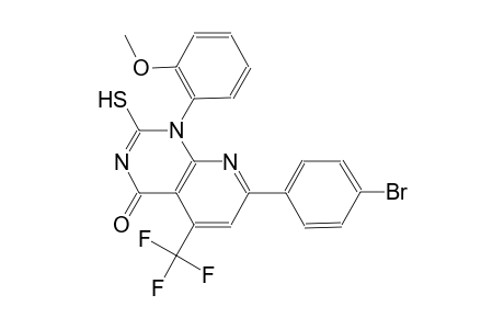 pyrido[2,3-d]pyrimidin-4(1H)-one, 7-(4-bromophenyl)-2-mercapto-1-(2-methoxyphenyl)-5-(trifluoromethyl)-