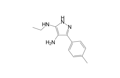 3-N-ethyl-5-(4-methylphenyl)-1H-pyrazole-3,4-diamine