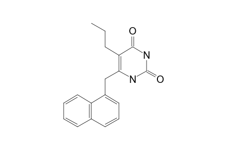 5-N-PROPYL-6-(1-NAPHTHYLMETHYL)-URACIL