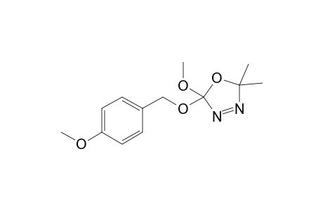 2-(4-Methoxybenzyloxy)-2-methoxy-5,5-dimethyl-1,2,4-oxadiazoline