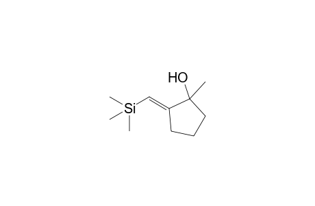 1-Methyl-2-((E)-(trimethylsilyl)methylene)cyclopentan-1-ol