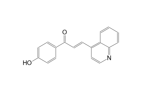 2-propen-1-one, 1-(4-hydroxyphenyl)-3-(4-quinolinyl)-, (2E)-