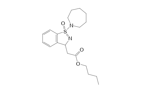 Butyl 2-[1-(azepane-1-yl)-1-oxido-3H-1.lambda.4-benzo[d]isothiazol-3-yl]acetate