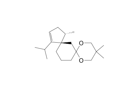 8,12-Dioxadispiro[4.1.5.3]pentadec-1-ene, 4,10,10-trimethyl-1-(1-methylethyl)-, trans-(.+-.)-
