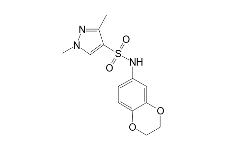 1H-Pyrazole-4-sulfonic acid, 1,3-dimethyl-, (2,3-dihydrobenzo[1,4]dioxin-6-yl)amide