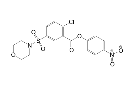 4-nitrophenyl 2-chloro-5-(4-morpholinylsulfonyl)benzoate