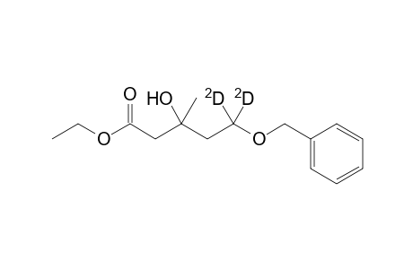 Ethyl[5,5-2H2]-5-(Benzyloxy)-3-hydroxy-3-methylpentanoate