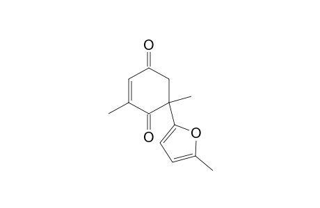 2,6-Dimethyl-6-(5-methylfuran-2-yl)cyclohex-2-ene-1,4-dione